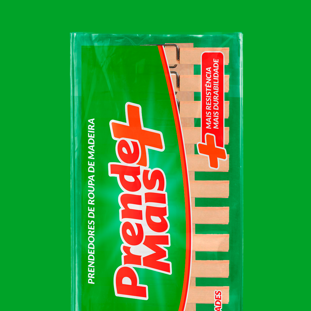 Prendedor de Madeira 12un